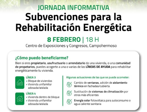 Jornada Informativa – Subvenciones para la Rehabilitación Energética 