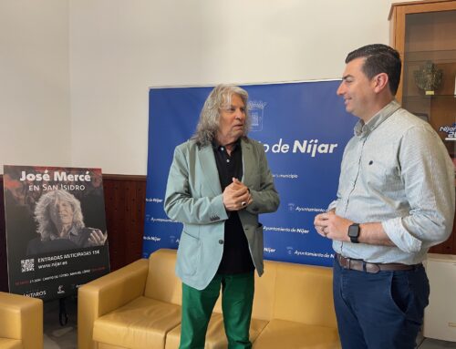 José Mercé visita Níjar antes de su concierto del sábado en San Isidro